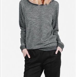 EVERLANE crew sweatshirt in grey marled S